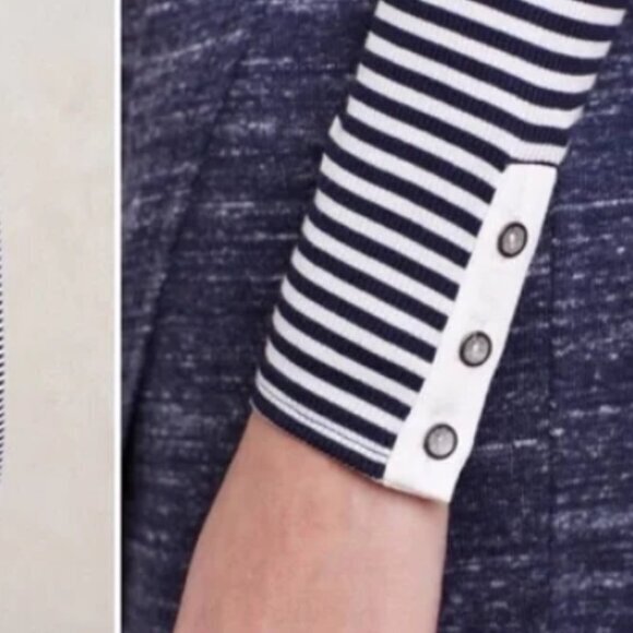 Anthropologie Dolan Left Coast Mixed-Print Faux Wrap Dress sz S - Picture 2 of 11